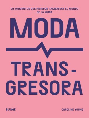 cover image of Moda transgresora